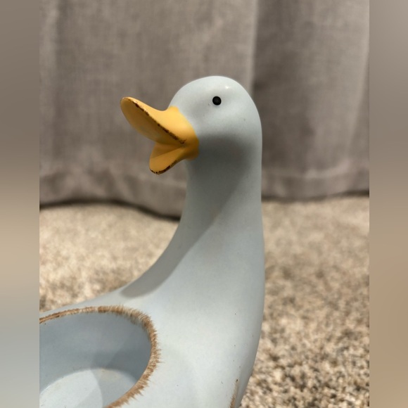 Vintage Cottage Core PartyLite P9178 Blue Duck Tealight Candle Holder - Picture 7 of 12